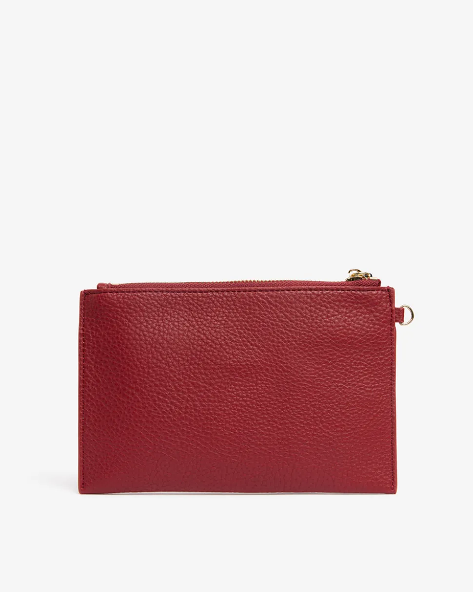 New York Coin Purse - Burgundy