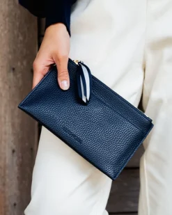 New York Coin Purse - French Navy