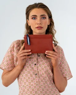 New York Coin Purse - Rust
