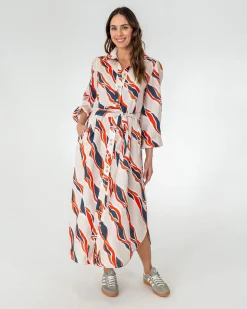 Palm Beach Shirt Dress - River