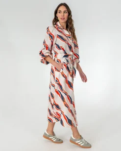 Palm Beach Shirt Dress - River