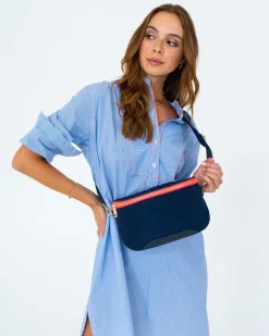 Saxon Sling Bag - French Navy