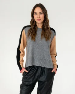 Sevilla Knit - Charcoal Multi