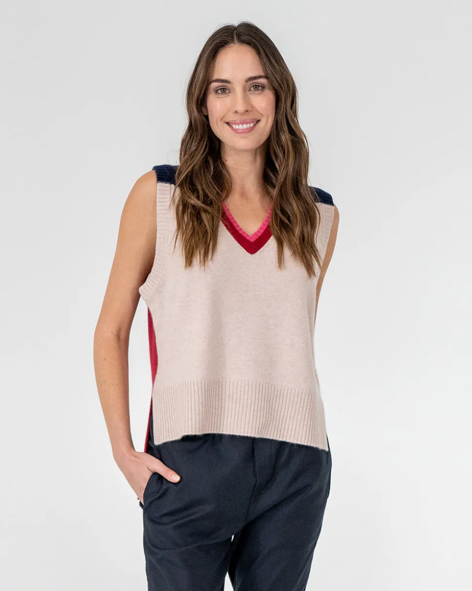 Sevilla Vest - Blush Multi