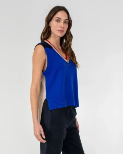 Sevilla Vest - Cobalt Multi