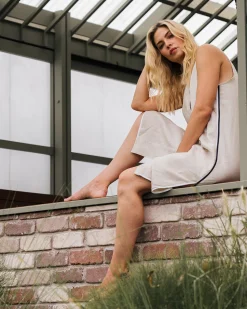 St Moritz Tank Dress - Natural