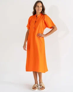 Ticino Dress - Orange