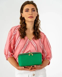 Washbag - Green PU